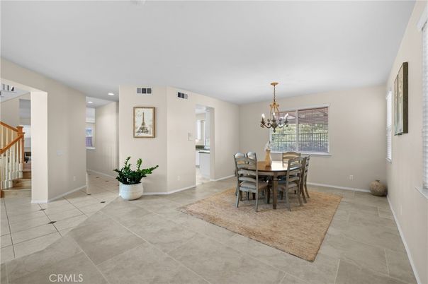 Chandelier, Dining room, Interior, Recessed Lighting