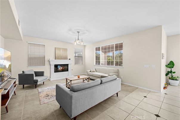 Fireplace, Interior, Living room, Pendant Lights