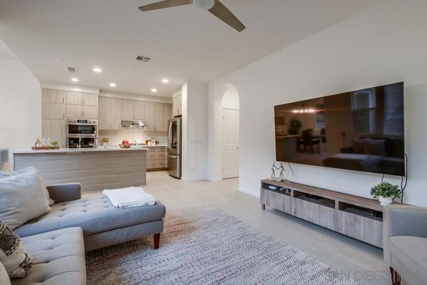 Interior, Kitchen, Living room, Recessed Lighting, Stainless Steel Appliances
