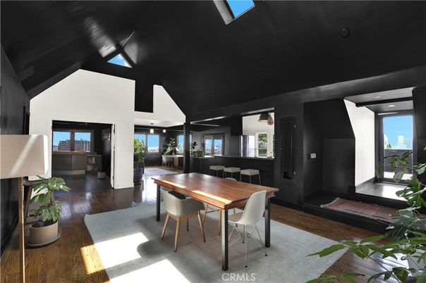 Dining room, Interior, Wood Texture Flooring