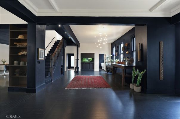 Interior, Pendant Lights, Recessed Lighting, Wood Texture Flooring