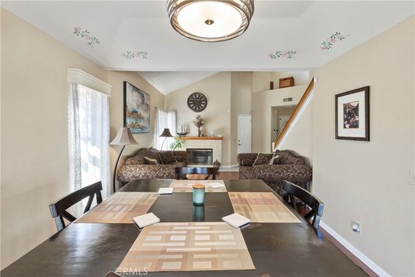 Dining room, Fireplace, Interior, Living room
