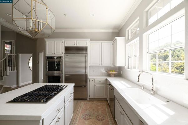 Interior, Kitchen, Recessed Lighting, Stainless Steel Appliances