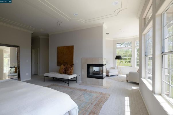 Bedroom, Fireplace, Interior, Recessed Lighting