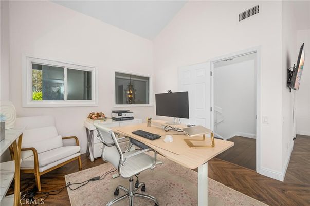 Home Office, Interior, Wood Texture Flooring