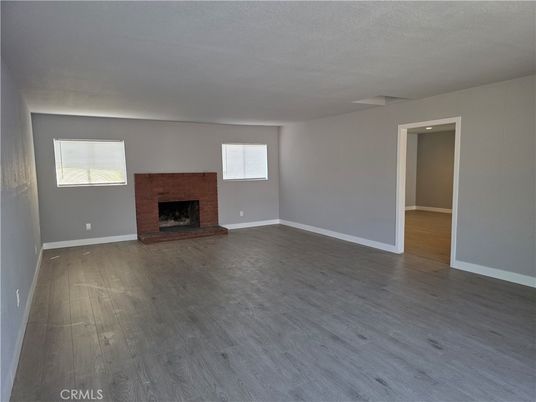 Empty room, Fireplace, Interior, Wood Texture Flooring