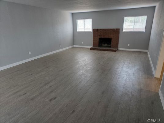 Empty room, Fireplace, Interior, Wood Texture Flooring