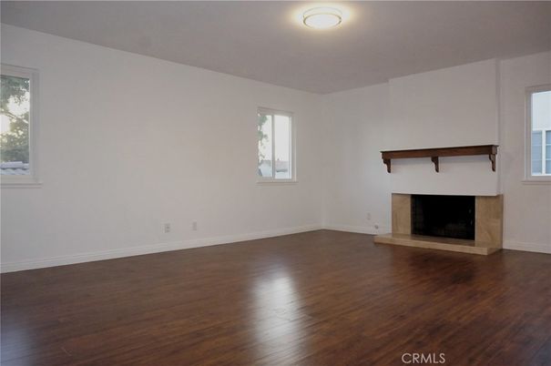 Empty room, Fireplace, Interior, Wood Texture Flooring