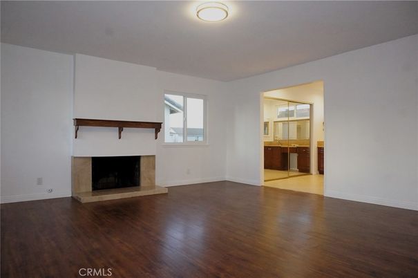 Empty room, Fireplace, Interior, Wood Texture Flooring