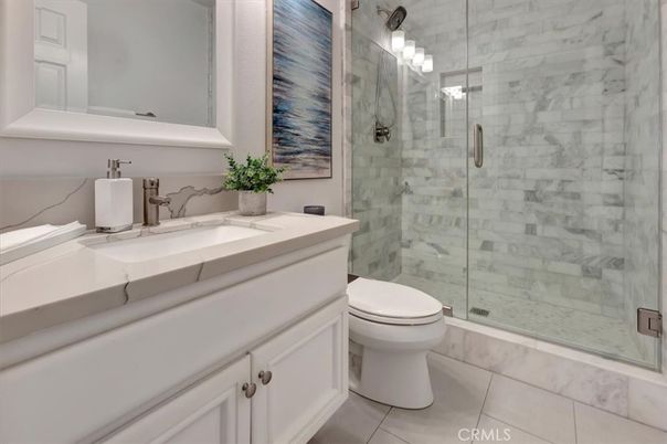Bathroom, Glass Shower, Interior, Marble Walls