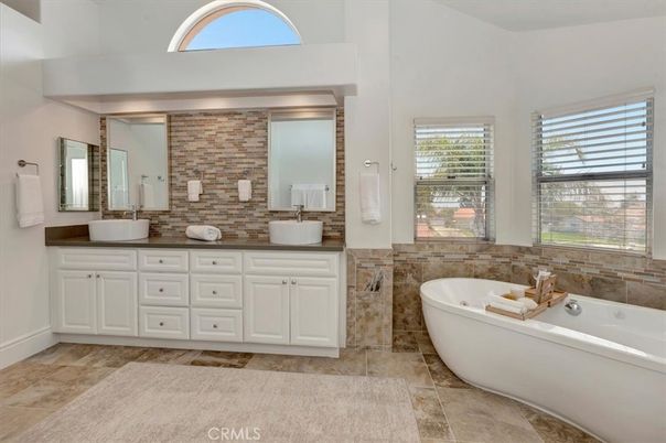 Bathroom, Dual Sink Vanities, Free Standing Baths, Interior