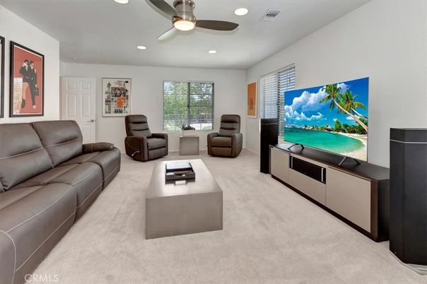 Interior, Living room, Recessed Lighting