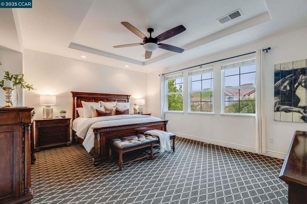 Bedroom, Interior, Recessed Lighting