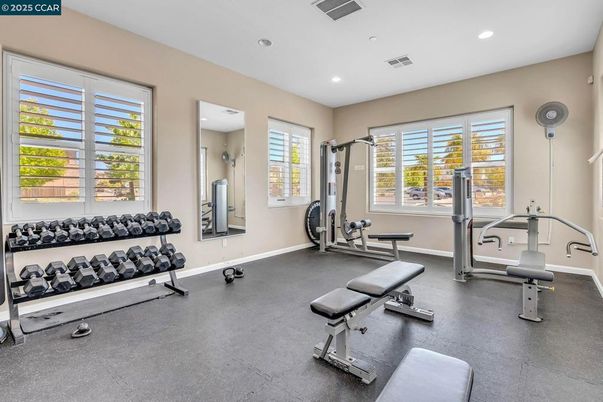 Fitness Equipment, Interior, Recessed Lighting