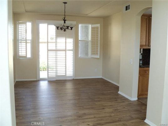 Chandelier, Empty room, Interior, Wood Texture Flooring
