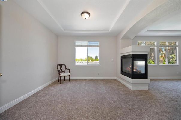 Empty room, Fireplace, Interior