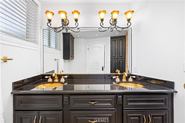 Bathroom, Chandelier, Dual Sink Vanities, Interior