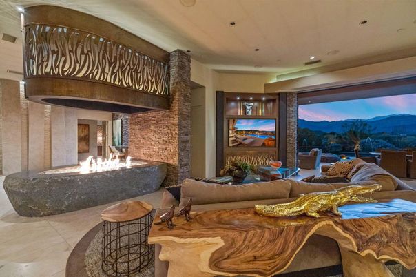 Interior, Living room, Recessed Lighting