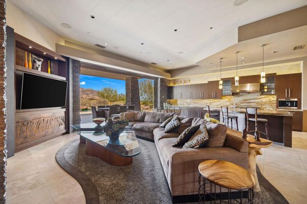 Interior, Kitchen, Living room, Pendant Lights, Recessed Lighting