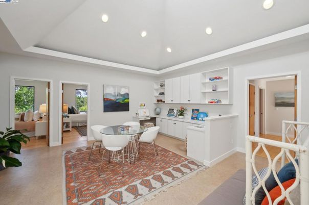 Dining room, Interior, Kitchen, Living room, Recessed Lighting
