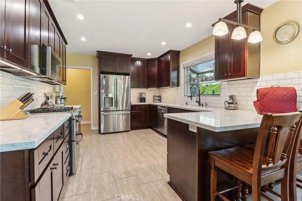 Interior, Kitchen, Recessed Lighting, Stainless Steel Appliances