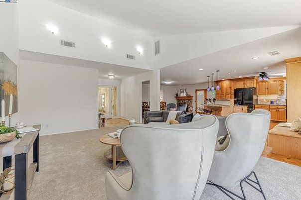 Dining room, Interior, Kitchen, Living room, Pendant Lights, Recessed Lighting