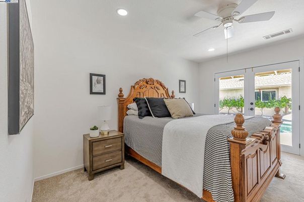 Bedroom, Interior, Recessed Lighting