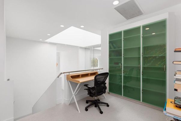 Home Office, Interior, Recessed Lighting