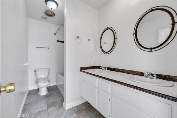 Bathroom, Dual Sink Vanities, Interior, Tile Countertops