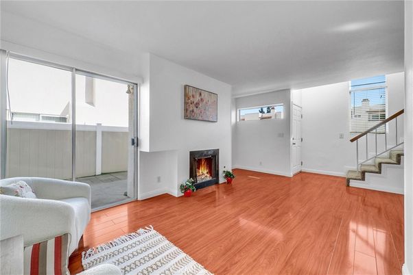 Fireplace, Interior, Wood Texture Flooring