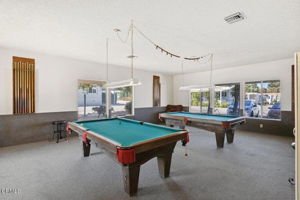 Billiard Table, Game Room, Interior, Pendant Lights