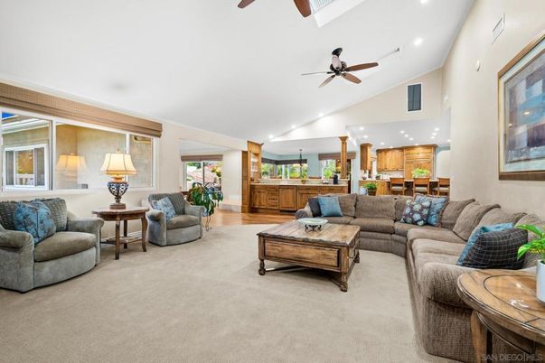 Dining room, Interior, Kitchen, Living room, Recessed Lighting