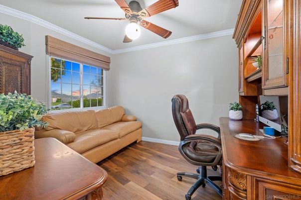 Home Office, Interior, Wood Texture Flooring