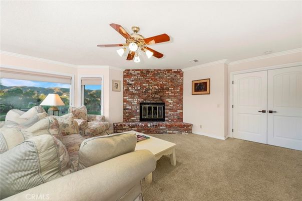 Fireplace, Interior, Living room, Stone Walls