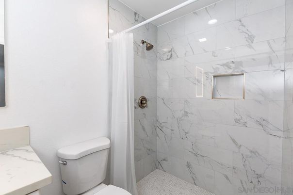 Bathroom, Interior, Marble Walls