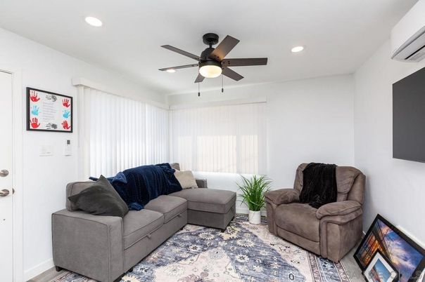 Interior, Living room, Recessed Lighting