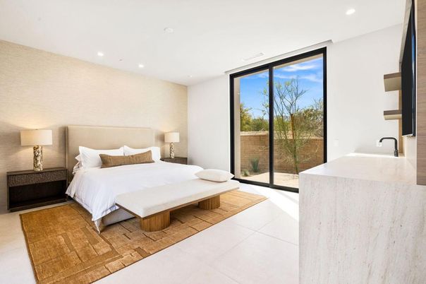 Bedroom, Interior, Recessed Lighting
