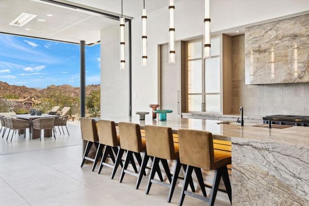 Dining room, Interior, Kitchen, Pendant Lights, Recessed Lighting