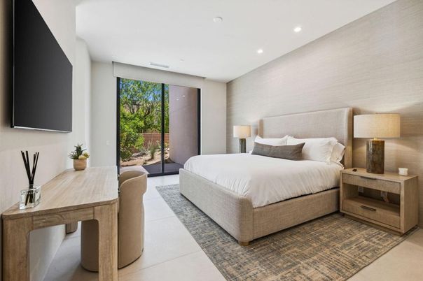 Bedroom, Home Office, Interior, Recessed Lighting