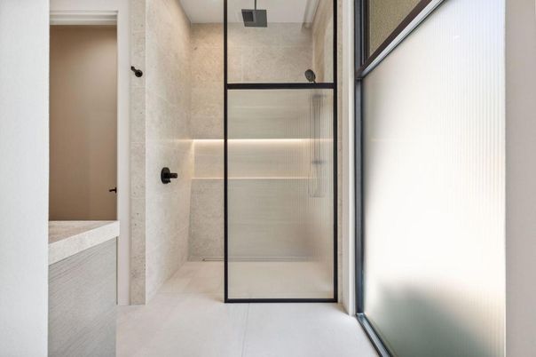 Bathroom, Glass Shower, Interior