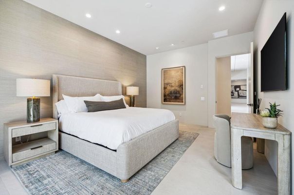 Bedroom, Interior, Recessed Lighting