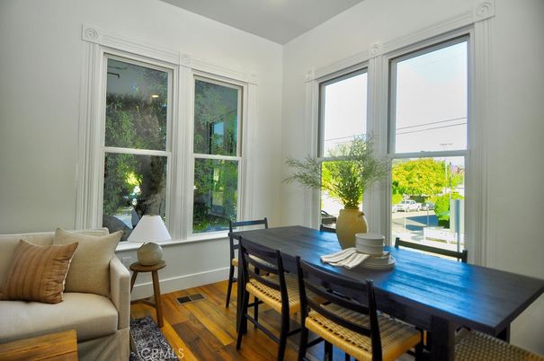 Dining room, Interior, Wood Texture Flooring