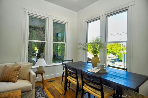 Dining room, Interior, Wood Texture Flooring