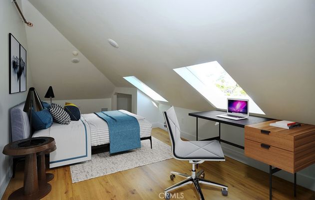 Bedroom, Home Office, Interior, Wood Texture Flooring