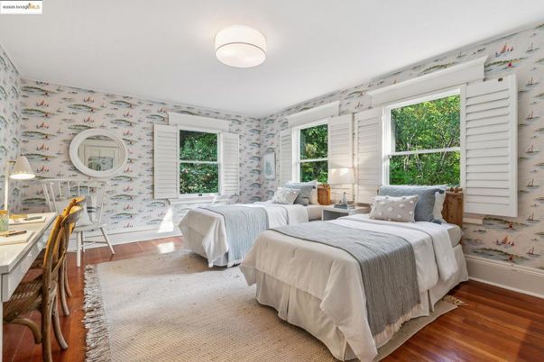 Bedroom, Interior, Wood Texture Flooring