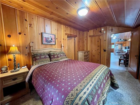 Bedroom, Interior, Wooden Ceilings, Wooden Walls