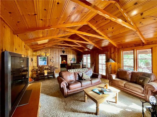 Dining room, Interior, Living room, Wooden Beams, Wooden Ceilings, Wooden Walls