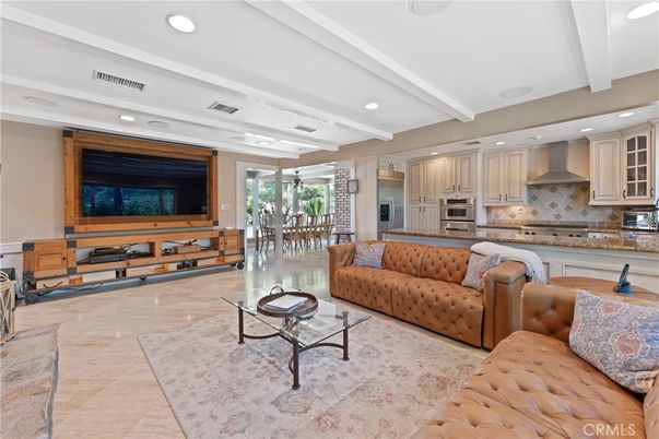 Interior, Kitchen, Living room, Recessed Lighting, Stainless Steel Appliances