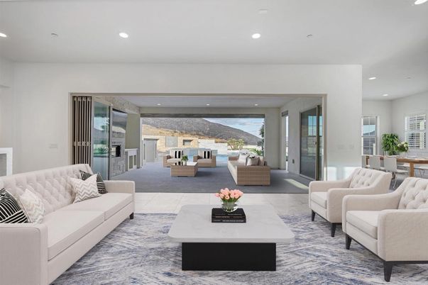 Dining room, Interior, Living room, Recessed Lighting