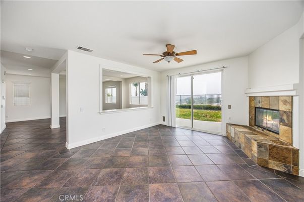 Empty room, Fireplace, Interior, Recessed Lighting